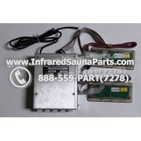 COMPLETE CONTROL POWER BOX WITH CONTROL PANEL - COMPLETE CONTROL POWER BOX O-SAUNA INFRARED SAUNA WITH TWO CONTROL PANEL 2