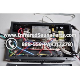 COMPLETE CONTROL POWER BOX 110V / 120V - COMPLETE CONTROL POWER BOX 110V / 120V SAUNAGEN INFRARED SAUNA  WITH 7 CIRCUIT BOARD PINS  6 FEMALE PLUGS 23