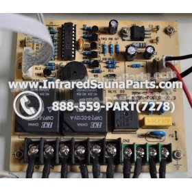 COMPLETE CONTROL POWER BOX WITH CONTROL PANEL - COMPLETE CONTROL POWER BOX LUX INFRARED SAUNA STYLE 1 WITH ONE CONTROL PANEL 8