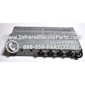 COMPLETE CONTROL POWER BOX WITH CONTROL PANEL - COMPLETE CONTROL POWER BOX WATERSTAR INFRARED SAUNA STYLE 2 WITH ONE CONTROL PANEL 5
