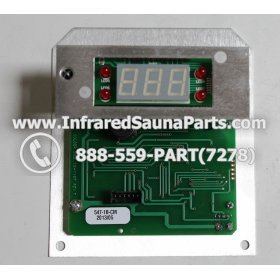 CIRCUIT BOARDS / TOUCH PADS - CIRCUIT BOARD  TOUCHPAD NIRVANA INFRARED SAUNA 3