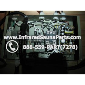 COMPLETE CONTROL POWER BOX 220V / 240V - COMPLETE CONTROL POWER BOX 220V / 240V BAMXSAUNA INFRARED SAUNA WITH 8 HEATER PLUGS v2 10