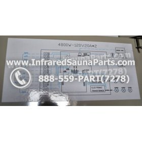 COMPLETE CONTROL POWER BOX WITH CONTROL PANEL - COMPLETE CONTROL POWER BOX 110V / 120V 4800 WATTS WITH COMPLETE WIRING HARNESS WITH ONE CONTROL PANEL 3