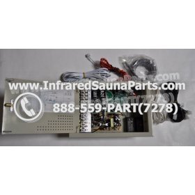 COMPLETE CONTROL POWER BOX WITH CONTROL PANEL - COMPLETE CONTROL POWER BOX 110V / 120V 4800 WATTS WITH COMPLETE WIRING HARNESS WITH ONE CONTROL PANEL 5