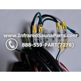COMPLETE CONTROL POWER BOX WITH CONTROL PANEL - COMPLETE CONTROL POWER BOX CEDRUS 110V / 220V SN20051124185 WITH CIRCUIT BOARD SN 20051124279 AND FACEPLATE AND REMOTE CONTROL WITH WIRING 9