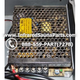 COMPLETE CONTROL POWER BOX WITH CONTROL PANEL - COMPLETE CONTROL POWER BOX KEYSBACKYARD INFRARED SAUNA STYLE 2 WITH ONE CONTROL PANEL 9