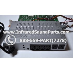COMPLETE CONTROL POWER BOX WITH CONTROL PANEL - COMPLETE CONTROL POWER BOX IRONMAN INFRARED SAUNA STYLE 3 WITH TWO CONTROL PANELS 5