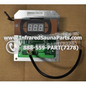 COMPLETE CONTROL POWER BOX WITH CONTROL PANEL - COMPLETE CONTROL POWER BOX GAIA 110V  220V SN20051124185 WITH CIRCUIT BOARD SN 20051124279 AND FACEPLATE AND REMOTE CONTROL 8