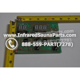 CIRCUIT BOARDS / TOUCH PADS - CIRCUIT BOARD  TOUCHPAD GAIA INFRARED SAUNA SRZHX001 (9 BUTTONS) 3