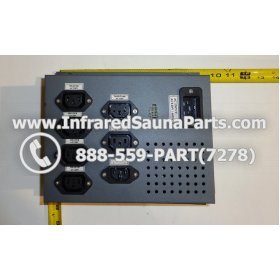 COMPLETE CONTROL POWER BOX WITH CONTROL PANEL - COMPLETE CONTROL POWER BOX CLEARLIGHT INFRARED SAUNA 110v 120v WITH TWO CONTROL PANELS 4