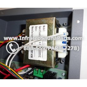 COMPLETE CONTROL POWER BOX WITH CONTROL PANEL - COMPLETE CONTROL POWER BOX CLEARLIGHT INFRARED SAUNA 110v 120v WITH TWO CONTROL PANELS 27