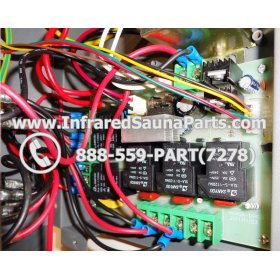 COMPLETE CONTROL POWER BOX WITH CONTROL PANEL - COMPLETE CONTROL POWER BOX CLEARLIGHT INFRARED SAUNA 110v 120v WITH TWO CONTROL PANELS 29