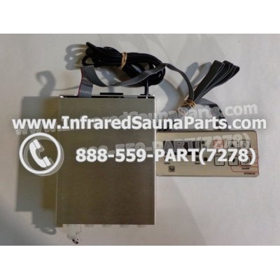 COMPLETE CONTROL POWER BOX WITH CONTROL PANEL - COMPLETE CONTROL POWER BOX  O-SAUNA INFRARED SAUNA WITH CONTROL PANEL 1