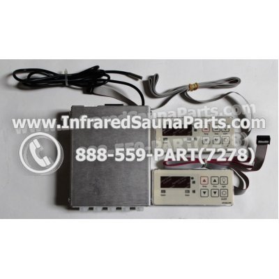 COMPLETE CONTROL POWER BOX WITH CONTROL PANEL - COMPLETE CONTROL POWER BOX AIRWALL INFRARED SAUNA WITH TWO CONTROL PANEL 1