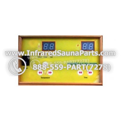 FACE PLATES - FACEPLATE FOR CIRCUIT BOARD PRECISION THERAPY  INFRARED SAUNA 10J0460 1