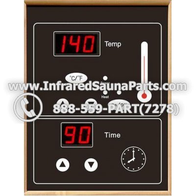 CIRCUIT BOARDS WITH  FACE PLATES - CIRCUIT BOARD WITH FACE PLATE BAMXSAUNA  INFRARED SAUNA 03112006 AUTO ON  OFF SWITCH 1