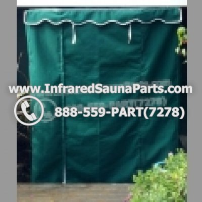 Rioja/True Red - RAIN COVER FOR 3 PERSON INFRARED SAUNA IN TRUE RED FINISH 1
