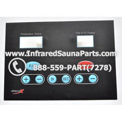 FACE PLATES - FACEPLATE FOR CIRCUIT BOARD SAUNABOB INFRARED SAUNA C15 9012 1