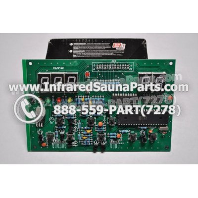 CIRCUIT BOARDS / TOUCH PADS - CIRCUIT BOARD  TOUCHPAD HEALTHLAND INFRARED SAUNA 10J0460 1